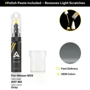 Touch Up Paint For Nissan M35 K07-M2 Gray With Polish Paste