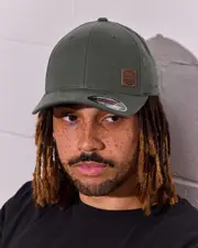 [Dexter] Dexter Men's Workwear Flexfit Cap in Army Green One Size Army Green
