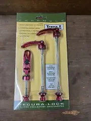 TRANZ-X Bicycle Quick Release Set - 3 pieces - NOS NIB