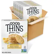 Three Cheese Rice & Cheese Snacks Gluten Free Crackers, 6 - 3.5 Oz Boxes
