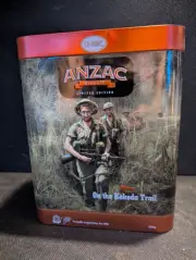 On The Kokoda Trail Commemorative Anzac Biscuits Limited Edition Tin - New