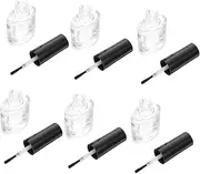 Beavorty Travel Size Nail Polish Bottles 20pcs Empty Nail Gel Containers for Organising