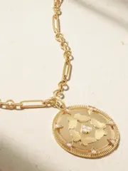 [Foundrae] Foundrae - Reverie 18-karat Gold Diamond Necklace - One size One size Gold