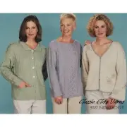 New Kim Barnette Classic Elite Yarns 9022 Cardigans Sweater Knitting Pattern