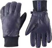 [OOZi] Leather Gloves Men Women Winter Leather Gloves Genuine Sheepskin Gloves for Cycling Hiking Skiing Snowboarding Road Trips