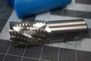 Niagara HSS Cobalt 1.5" Diameter x 2" LOC 6 Flute Roughing End Mill 1.25" Shank