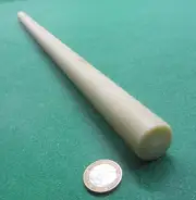 Nylon 6/6 Extruded 30% Glass Filled Rod, 1.0" Diameter x 24" Length