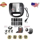 Double-Sided Stick Proof Breakfast Maker: 10 Plates for Waffles, Cakes & Steaks