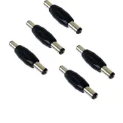DC Male to Male Coupler 5.5mm × 2.1mm Male to Male DC Power Jack Connector Ad...