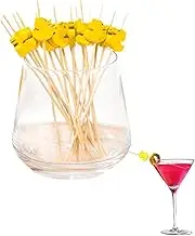 100Pcs Yellow Duck Party Decorations Toothpicks for Appetizer Yellow Duck Birthday Decorations Cocktail Picks for Cake Dessert Food Fruit Party Decorations