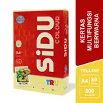 SIDU 複印紙黃色/黃色 80 GSM A4 1 令 SDU CLR 80 A4 160G