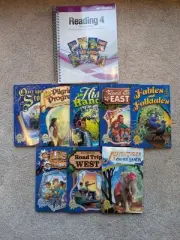 New Abeka Reading 4 Books (8 Student Books) With Reading Answer Key