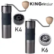 Manual Coffee Grinder Portable Mill 48mm Stainless Steel Titanium Plating Burr
