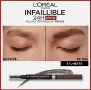 L'oreal Paris Infallible Xpert Brow Pencil - Brunette 3.0