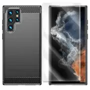 Tempered Glass Screen Protector Flexible Case for Samsung Galaxy S22 Ultra S908U