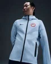 Men's M -New Nike Olympic Paralympic Team USA Tech Fleece Windrunner FN1242-441