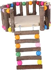 BESPORTBLE Hamster Crawling Ladder Platform Creative Pet Platform for Climbing and Exploration Durable Material Smooth Finish for Pets and Hamster Cages