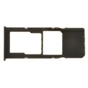 SIM Micro SD Card Tray Single for Samsung Galaxy A20 A30 A50 Black Repair Part