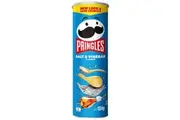 Pringles Salt & Vinegar Flavour Potato Chips Picnic Pantry Snacks Foods 134G