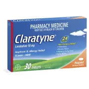 Claratyne Hayfever Allergy Relief Antihistamine Tab X 30