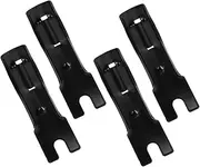 WEKADRIN 4Pcs Type Safety Flag Brackets for Bike Trailer Durable Flag Mounting Brackets Compact Cycling Accessory for Enhanced Riding Safety
