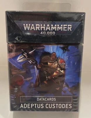Warhammer 40K Datacards ADEPTUS CUSTODES - SEALED