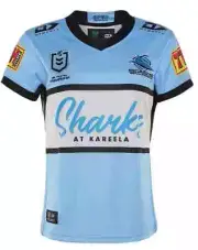 Cronulla Sharks Ladies NRL Home Jersey Sizes 8-18 BNWT