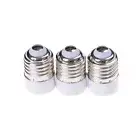 2Pcs E14 to E27 LED Light Lamp Bulb Base holder Adapter Socket Converter-f8
