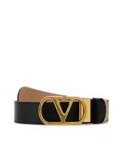 Valentino Garavani Reversible Leather Vlogo Belt
