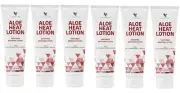 Forever Living Aloe Heat Lotion with Menthol 6 pc 4 fl oz (118 ml)