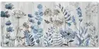 COURTSIDE MARKET Blue Meadow Dreaming Canvas Wall Art 12x24 painting