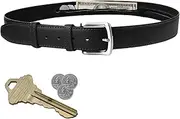 [Kezvmhy] Travel Money Belt - Adjustable Design Under Clothes, Travel Money Belt - Travel Money Belt Travel Leather Belt, Anti-Theft Security Travel Zipper Pocket Belt for Storing Money and Valuables