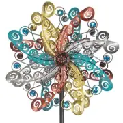 Metal Wind Spinners Outdoor, Wind Spinners for Yard and Garden with 5 Stable ...