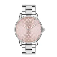 在飛比找蝦皮商城優惠-COACH 時尚粉紅色鏡面腕錶 36mm 女錶 手錶 腕錶 