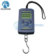 Electronic Hand Scale Fishing Luggage Hanging Hook Kitchen Weighing Tool 50KG