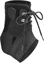 Ankle Support Brace,Adjustable Ankle Lace up Stabilizer - Breathable Foot Compression Wrap for Men, Women, Adults, and Teens