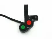 Black Universal Handlebar Switch Horn Turn Signals On/Off Button Light Switch