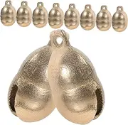 CIMAXIC 10pcs Cat Dog Collar Bells Wear-resistant Pet Bells for Decorative Pet Collars