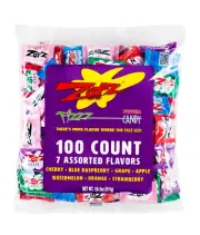 Zotz Fizzy Bulk Candy (Assorted, 100 Units)- Hard Candy Individually Wrapped