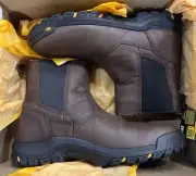 Caterpillar P51033 Men Wheelbase Soft Toe Work Shoe In The Color Clay Size 10
