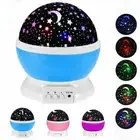 Rotating Starry Sky Projection Night light Moon Star Lamp for Kids Baby Party AU