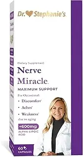 Diabetes Doctor Nerve Miracle - Neuropathy and Type 2 Diabetes Support - All-Natural Blend with Mega Dose of Alpha Lipoic Acid - for Foot and Leg Pain
