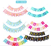 Happy Birthday Foil Balloons Paper Banners Inflatable Reusable Party Decorations