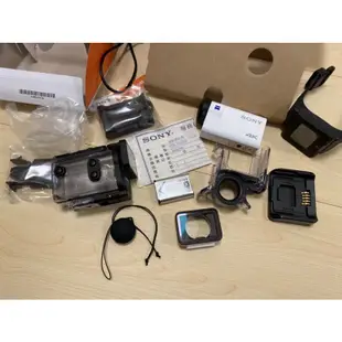 （免運）索尼SONY FDR-X3000R 4K運動攝影機/運動相機/含防水殼手錶顯示器/行動單腳架自拍棒/gopro