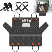 Dog Car Seat Cover-Dog Hammock for Back Seat Pet Seat Cover with Mesh Window ...