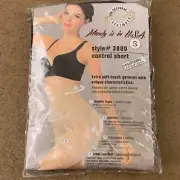 Mandy Women's Size Small Black High Waisted Seamless Control Shorts 3800 NWT