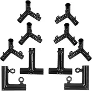 Aoneky 3/4 in DIY Golf Frame Corner Kit for Practice Golf Cage Net