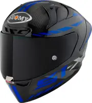Suomy S1-XR GP Carbon Hypersonic E06 Helmet, black-blue, Size S for Men Black Blue