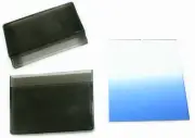 Graduated gradual BLUE square filter for Cokin P series system, from US seller!