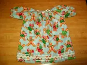 CHRISTMAS GINGERBREAD KIDS NITEY NIGHTGOWN for 15-16" CPK Cabbage Patch Kids